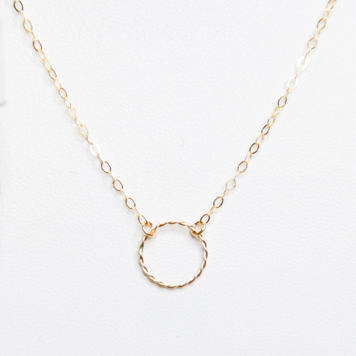 Braided Circle Necklace by Emily Anne Design image 4