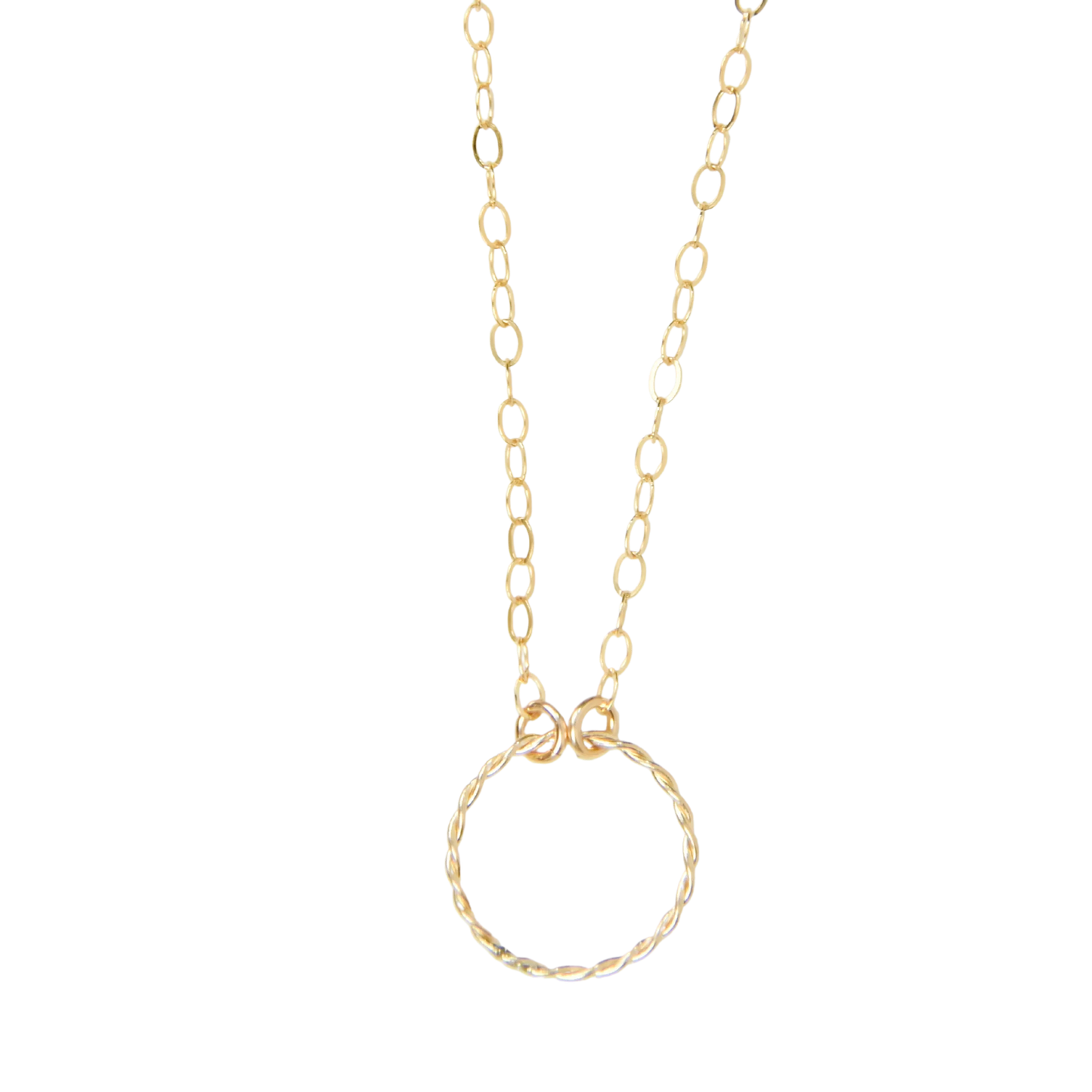 Braided Circle Necklace by Emily Anne Design image 0