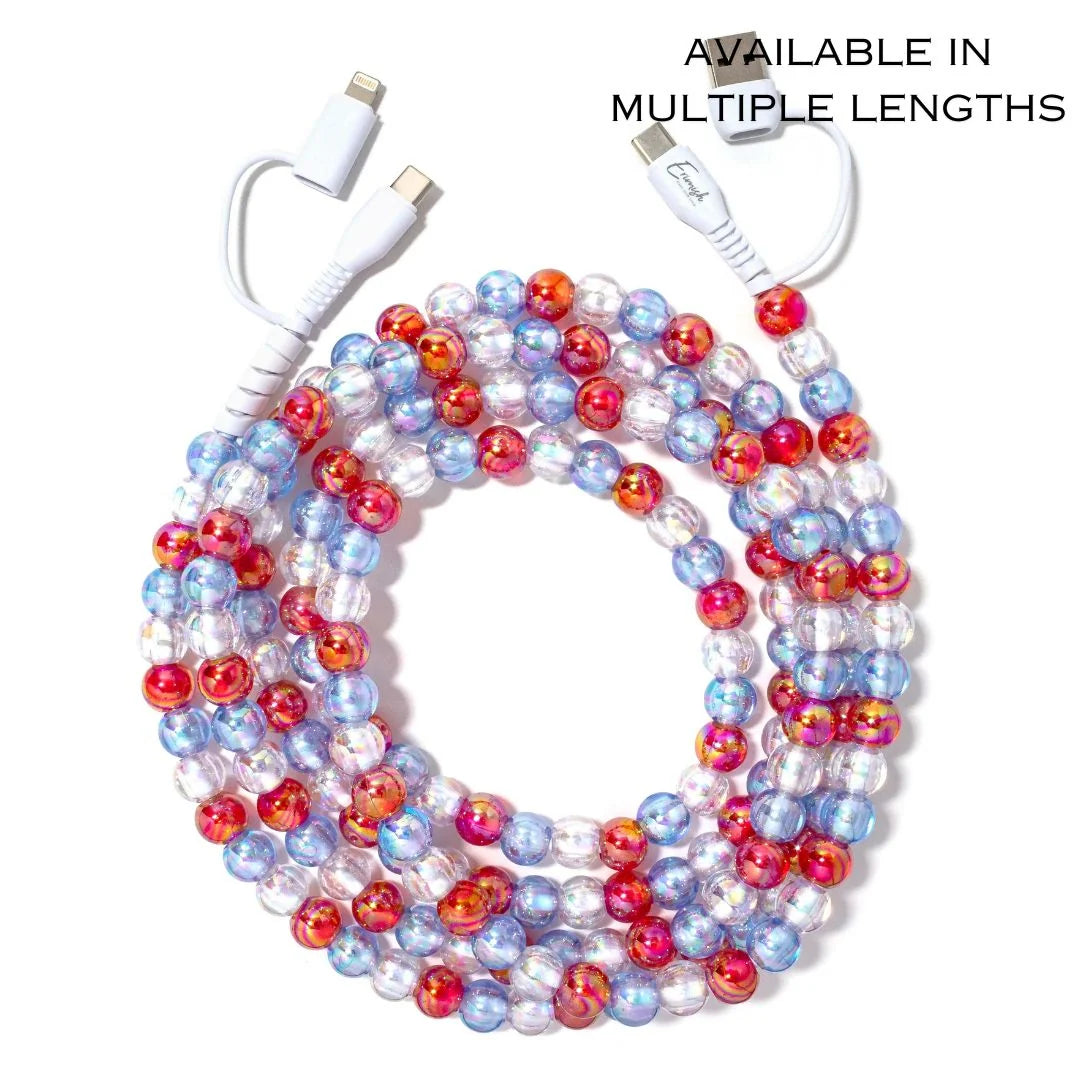 Beaded Phone Charger USA Tafly