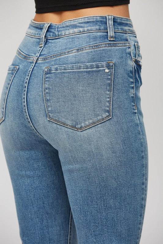 Mica high righ rise straight leg jeans image 4