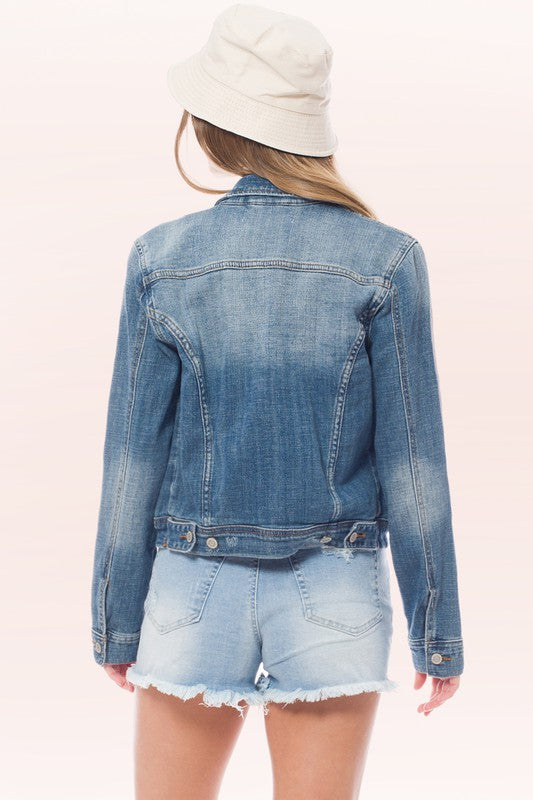 Casual vintage medium jean jacket image 1