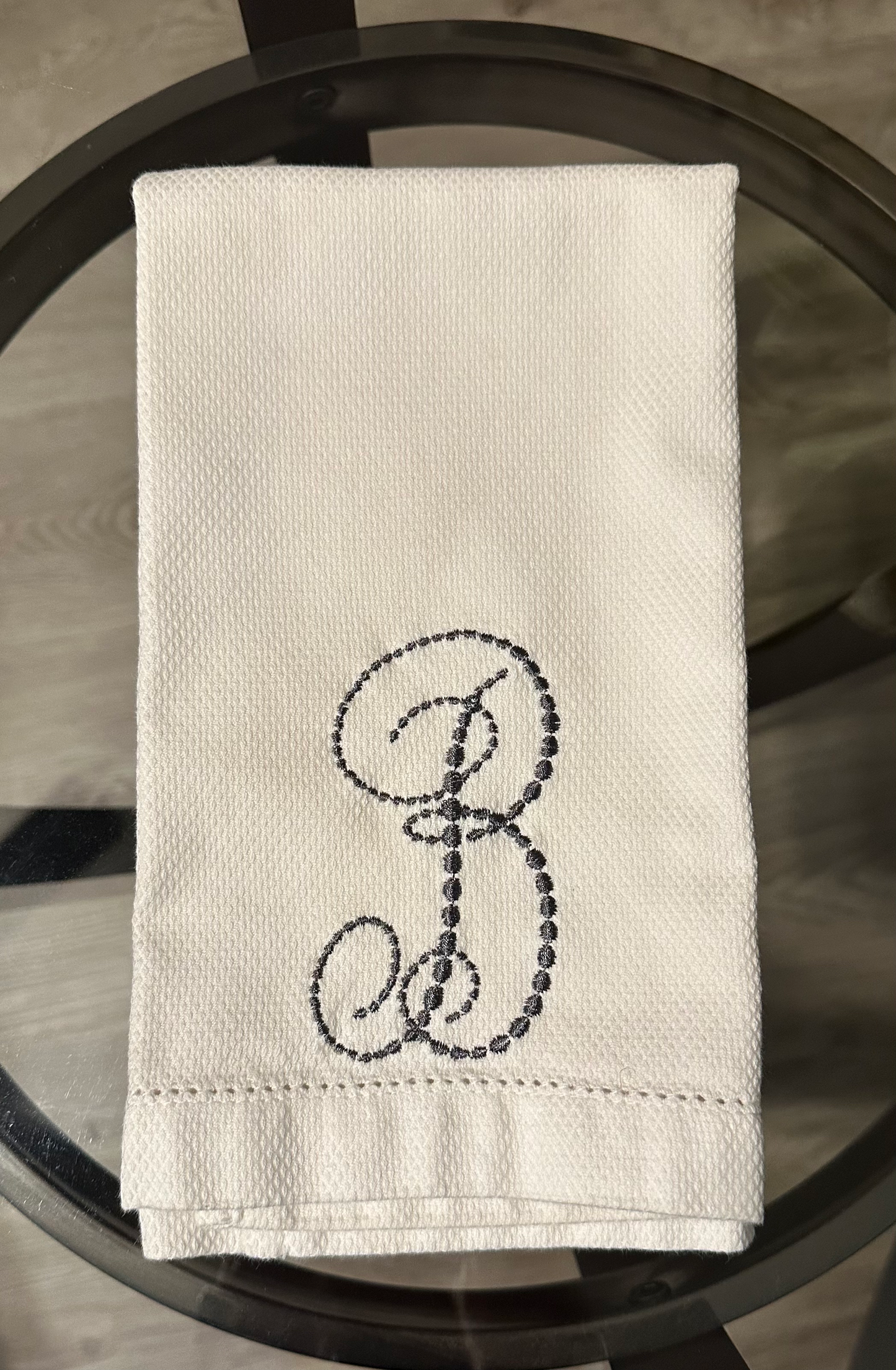 100% Cotton Huck Towel with Hemstitching!  image 2