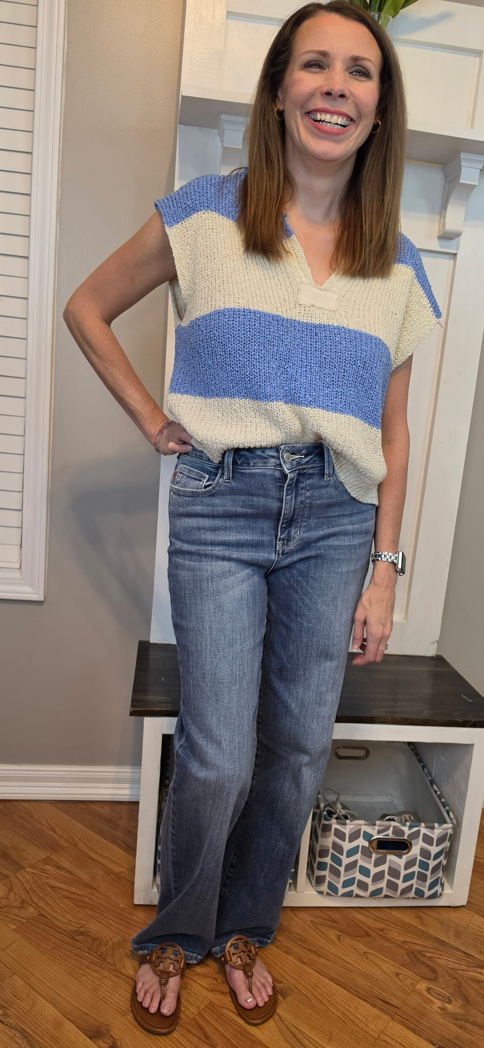 Judy Blue Mid Rise 90s Straight Jeans
