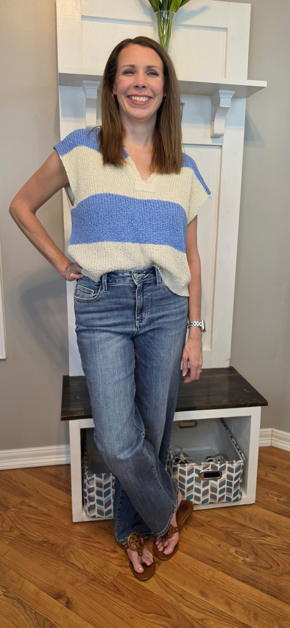 Judy Blue Mid Rise 90s Straight Jeans