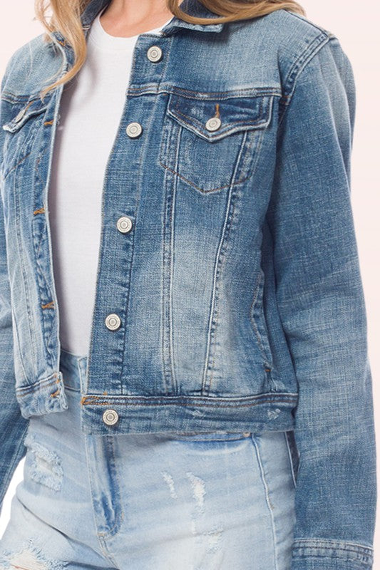 Casual vintage medium jean jacket image 2
