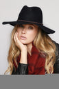 100 percent Wool Wide Brim Panama Hat image 0