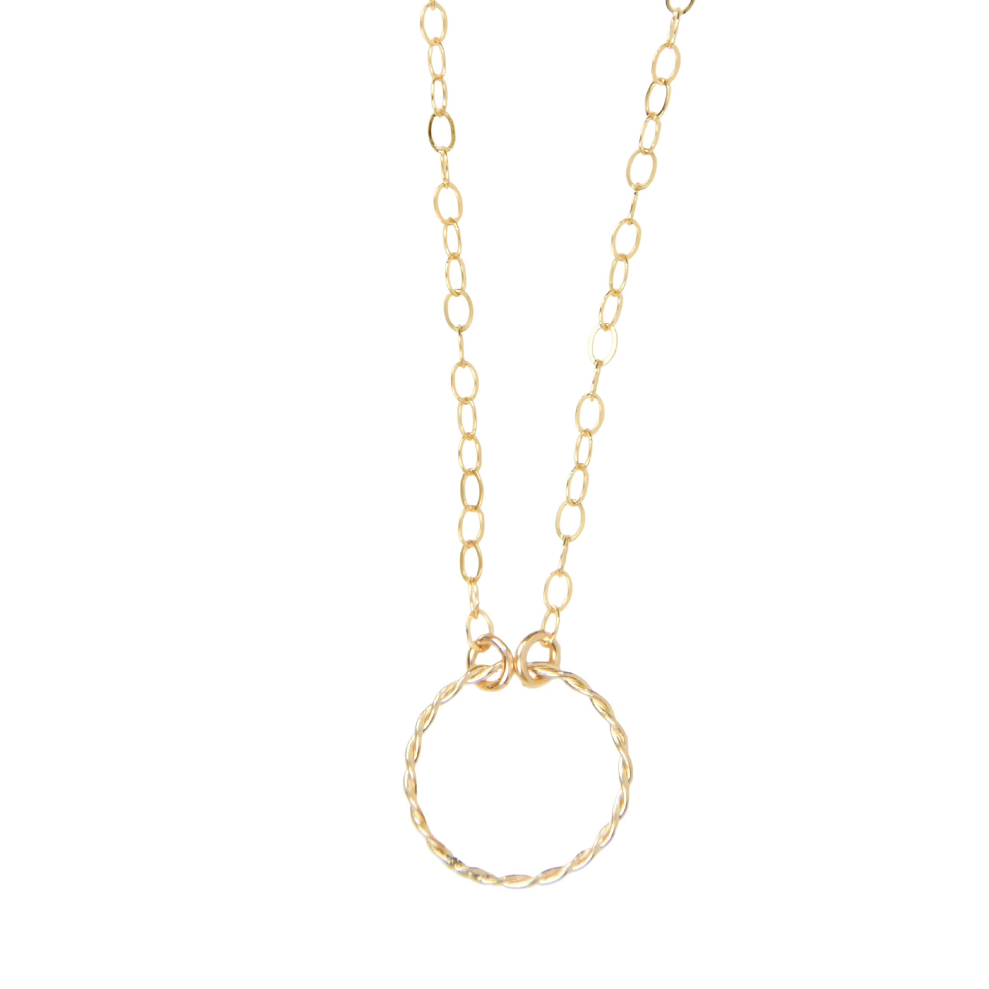 Braided Circle Necklace by Emily Anne Design  image 0