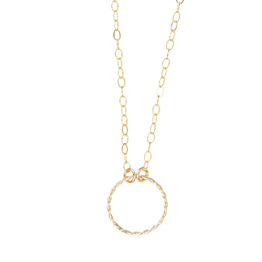 Braided Circle Necklace by Emily Anne Design  image 0