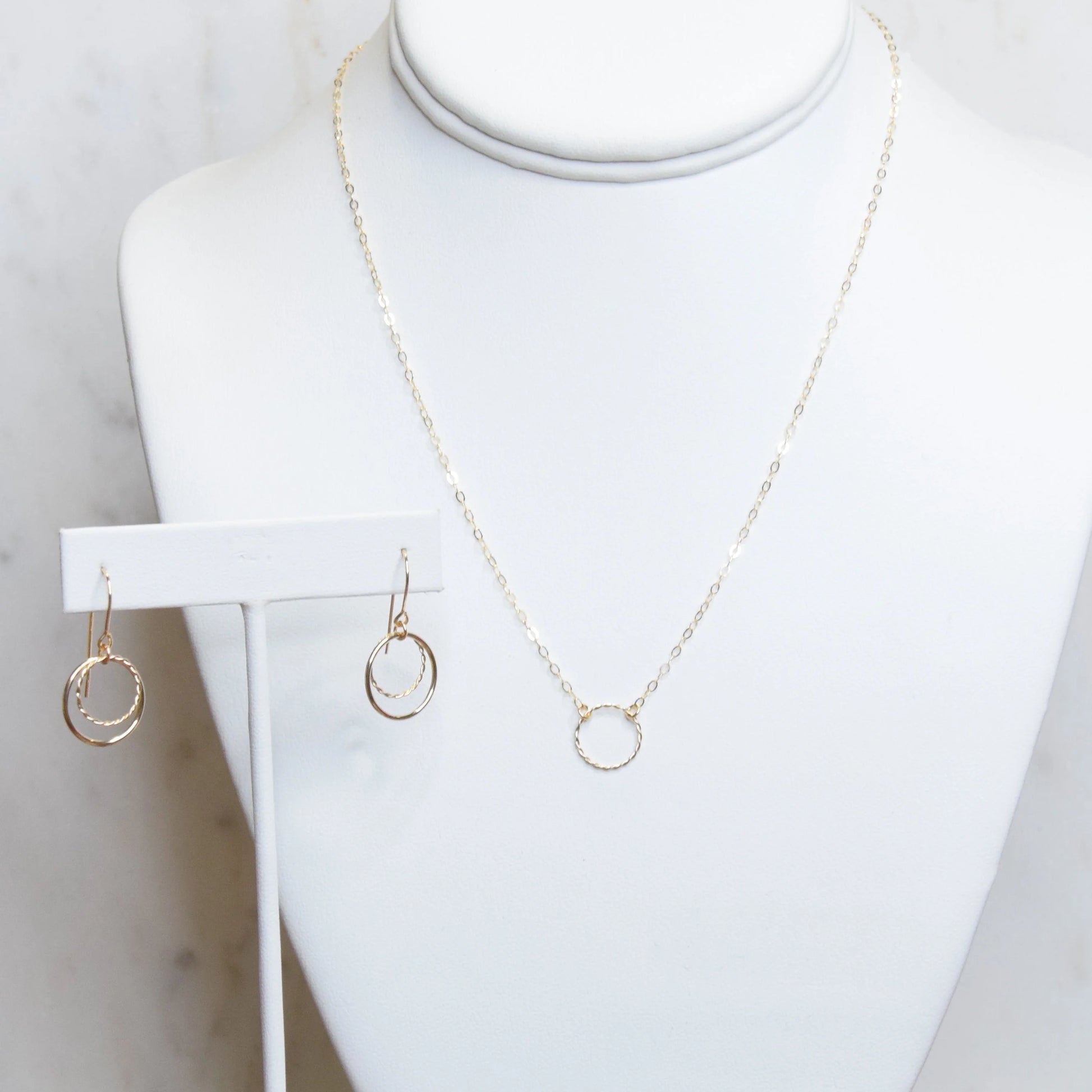 Braided Circle Necklace by Emily Anne Design  image 1