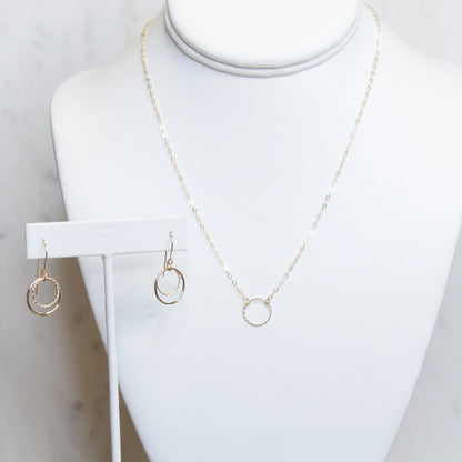 Braided Circle Necklace by Emily Anne Design  image 1