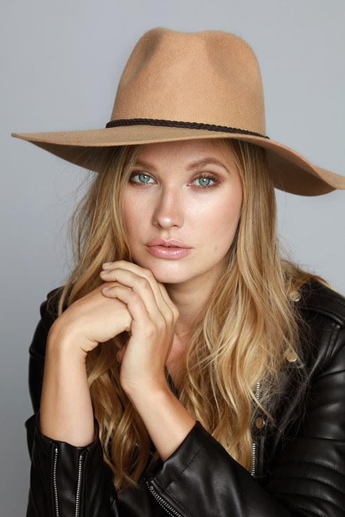 100 percent Wool Wide Brim Panama Hat image 0