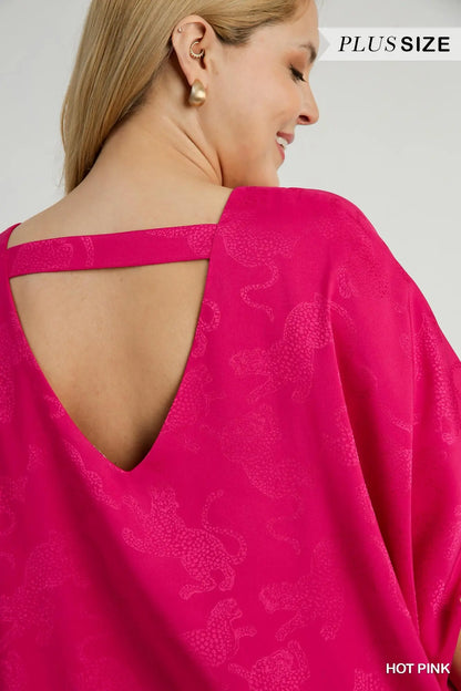 Satin V-Neck Top