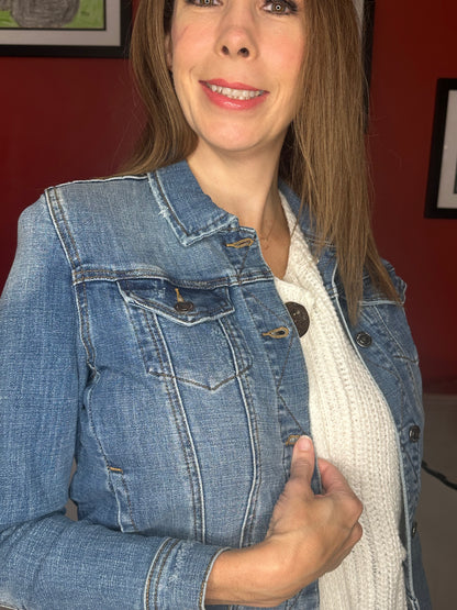 Casual vintage medium jean jacket