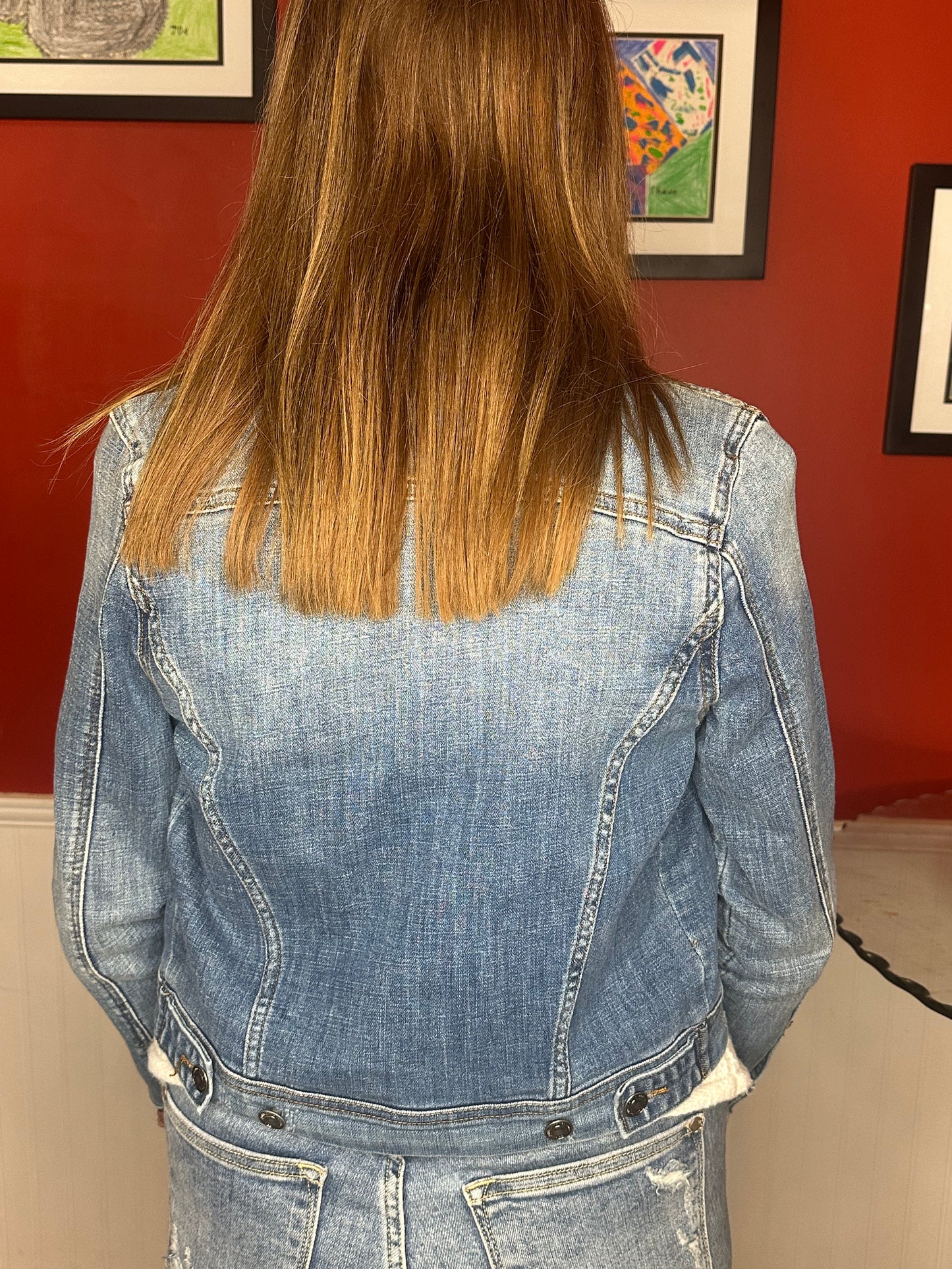 Casual vintage medium jean jacket