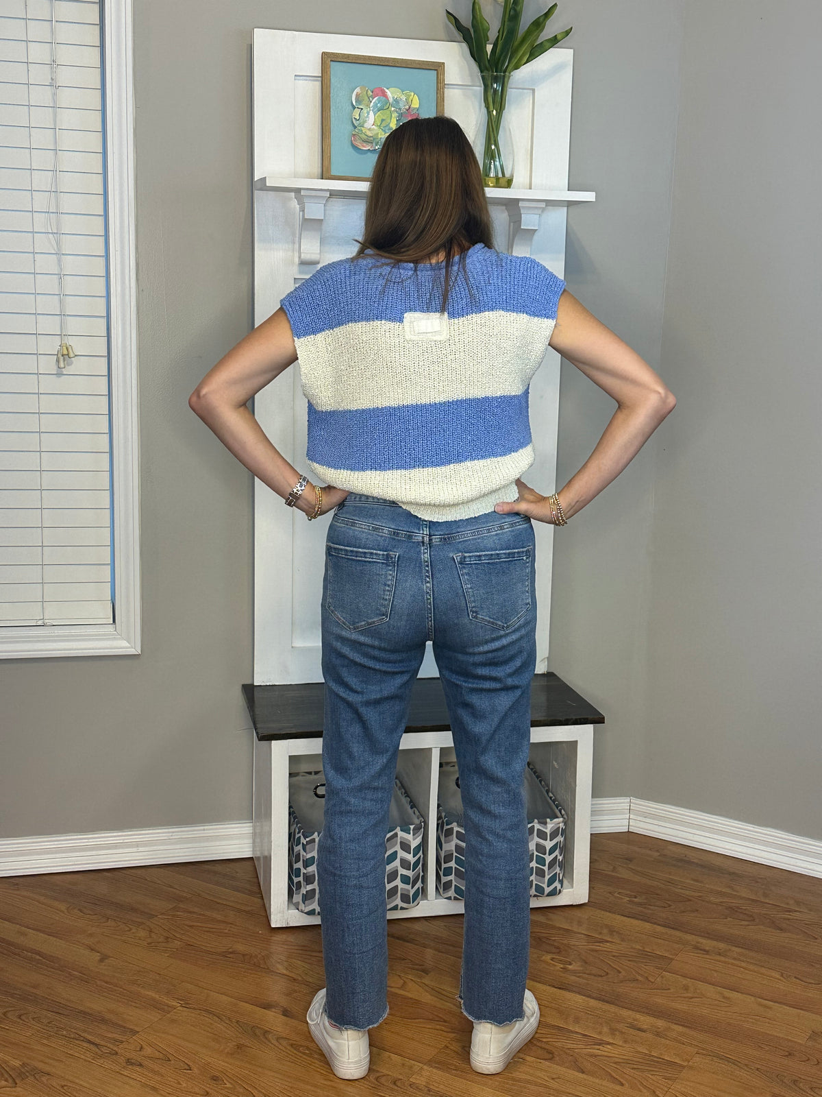 Mica high righ rise straight leg jeans