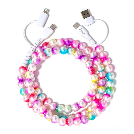 Beaded Phone Charger Unicorn