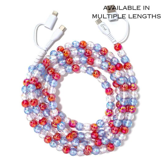 Beaded Phone Charger USA Tafly