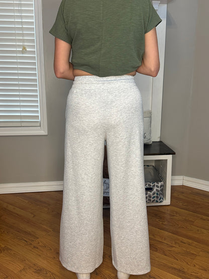 Zenana Scuba Drawstring Wide Leg Pants