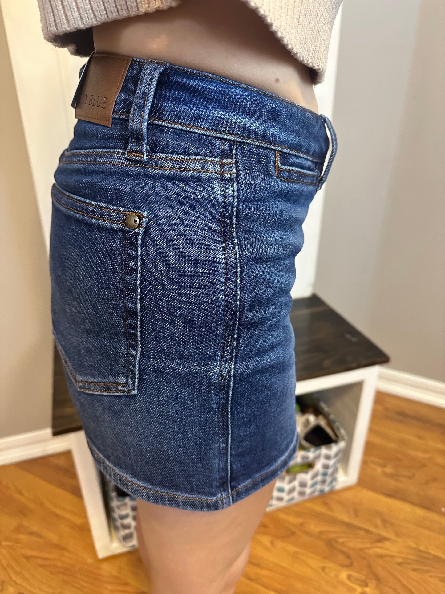 Judy Blue High Waist Tummy Control Slim Shorts