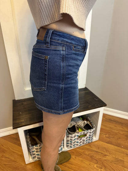 Judy Blue High Waist Tummy Control Slim Shorts
