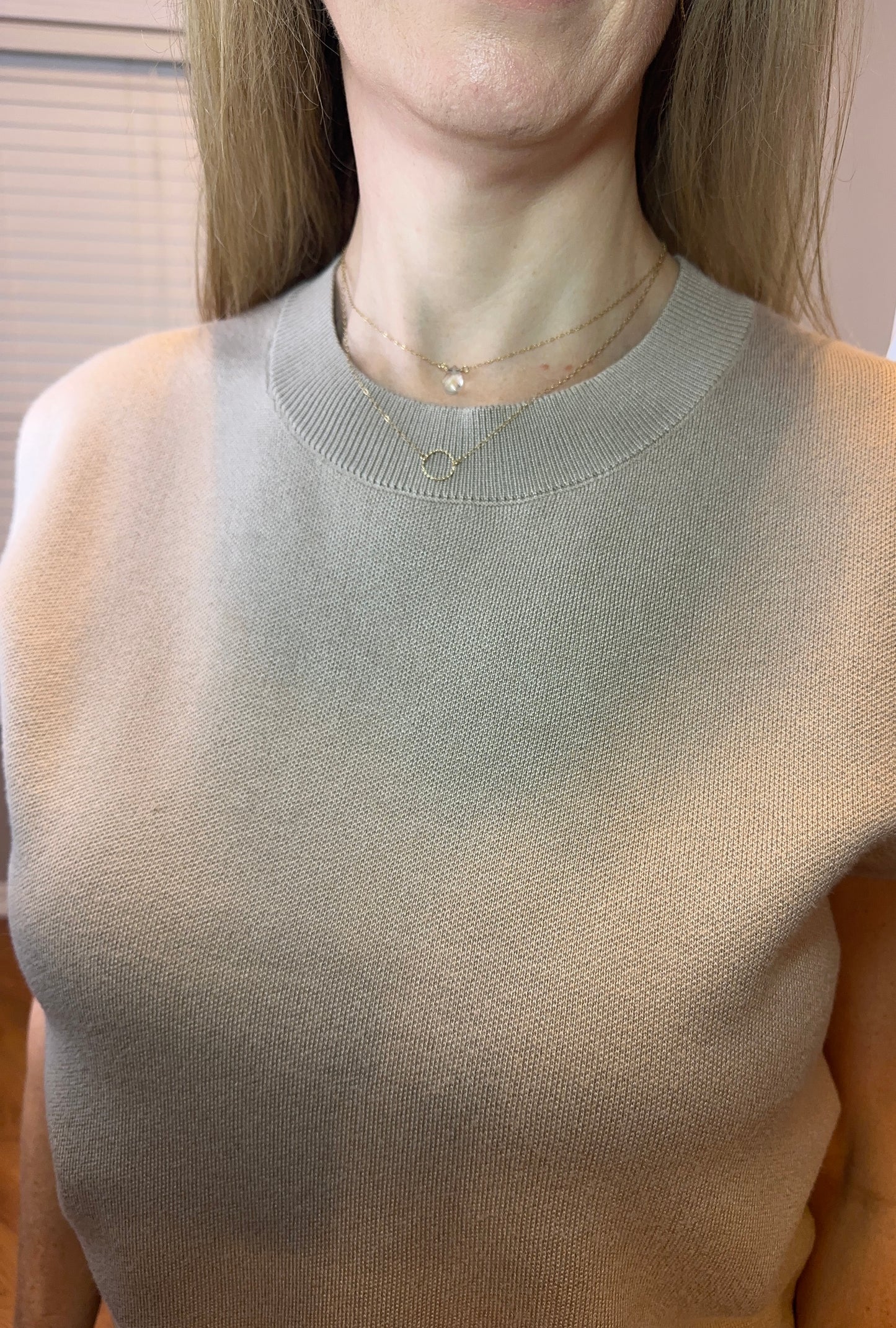 Zenana Round Neck Viscose Sweater Vest