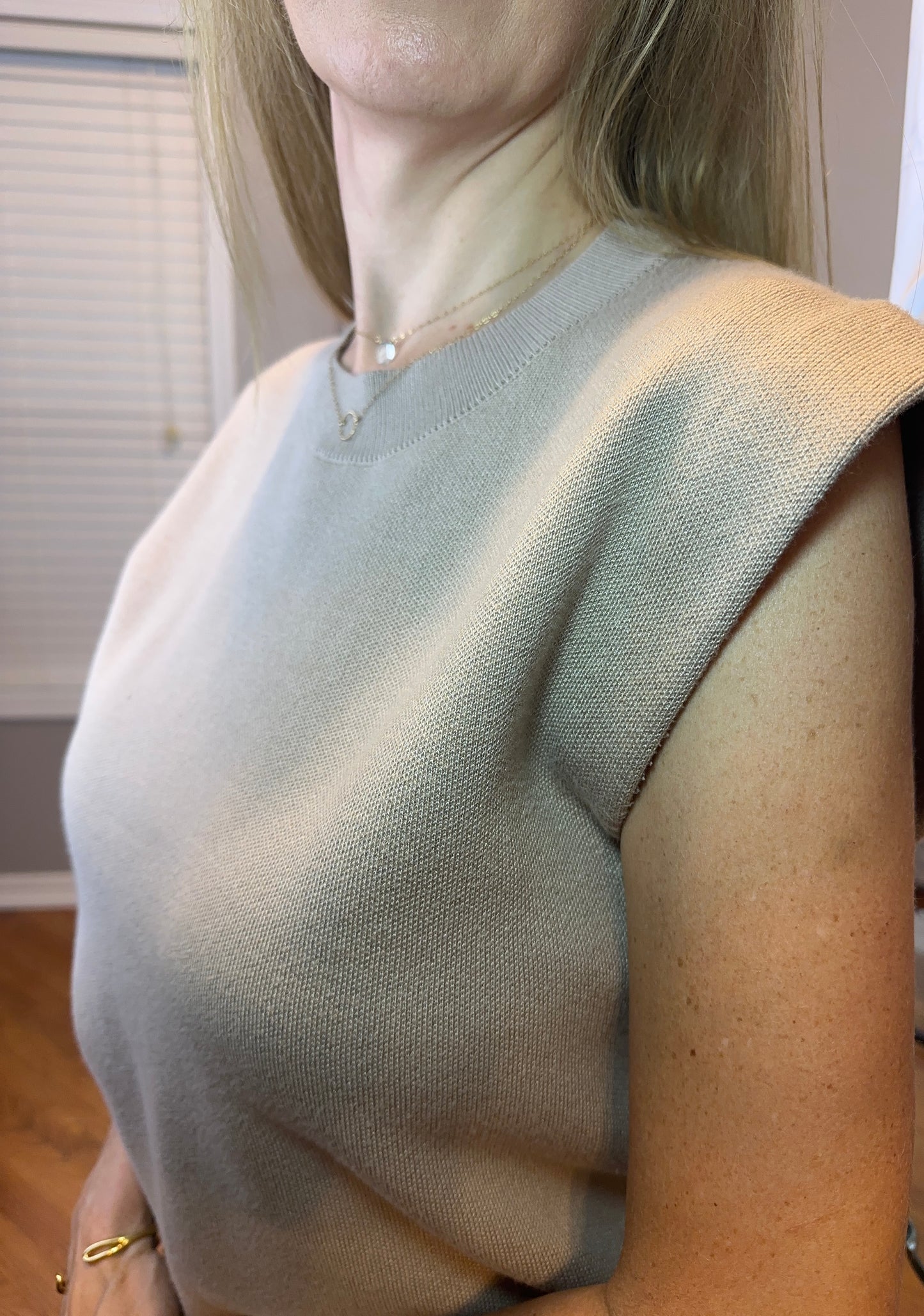 Zenana Round Neck Viscose Sweater Vest