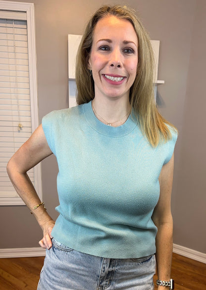Zenana Round Neck Viscose Sweater Vest