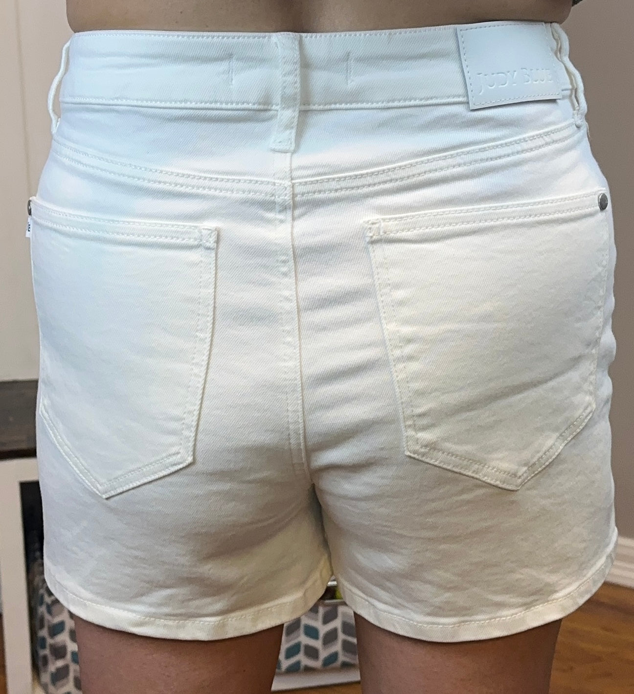 Judy Blue Full Size High-Waisted Slim Short Plus Size