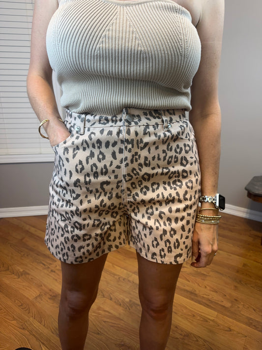 Wild Side Leopard Shorts