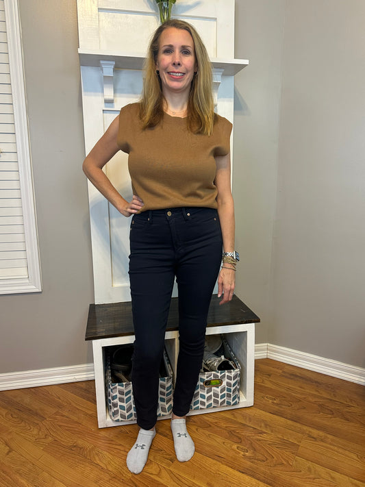 Judy Blue Full Size Garment Dyed Tummy Control Skinny Jeans