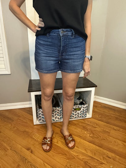 Judy Blue High Waist Tummy Control Slim Shorts