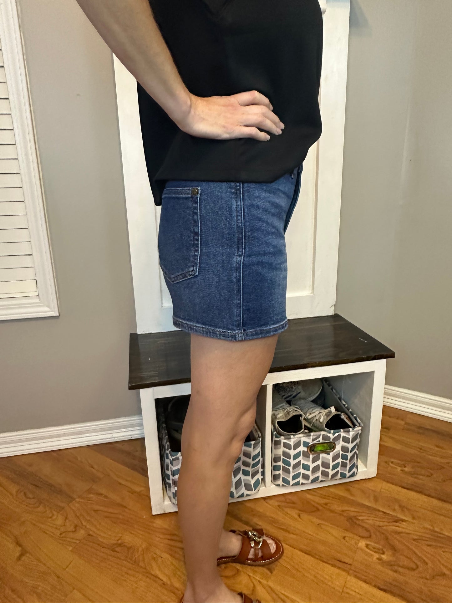 Judy Blue High Waist Tummy Control Slim Shorts
