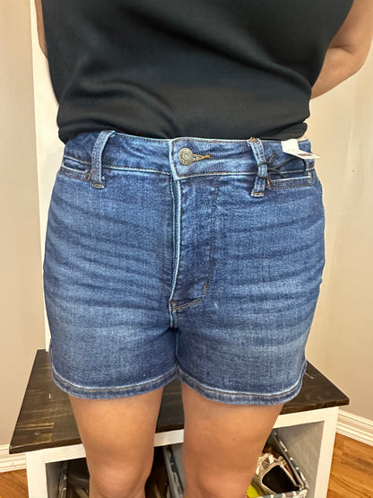 Judy Blue High Waist Tummy Control Slim Shorts