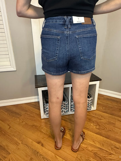 Judy Blue High Waist Tummy Control Slim Shorts