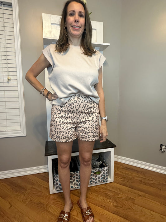 Wild Side Leopard Shorts