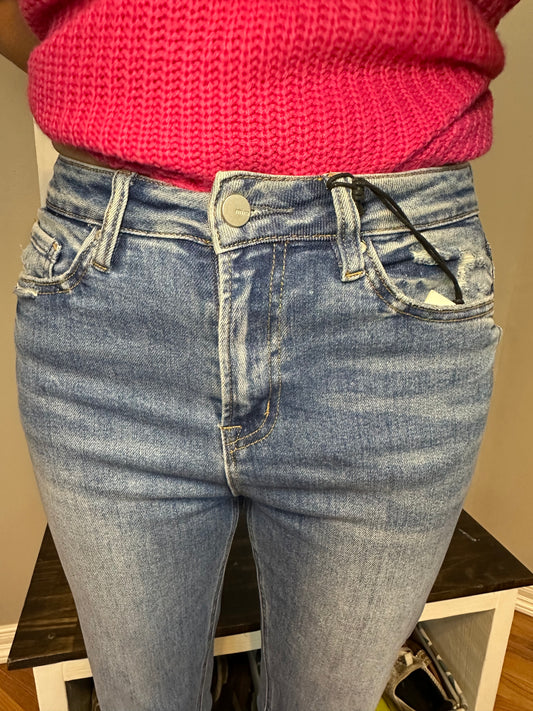Mica high righ rise straight leg jeans