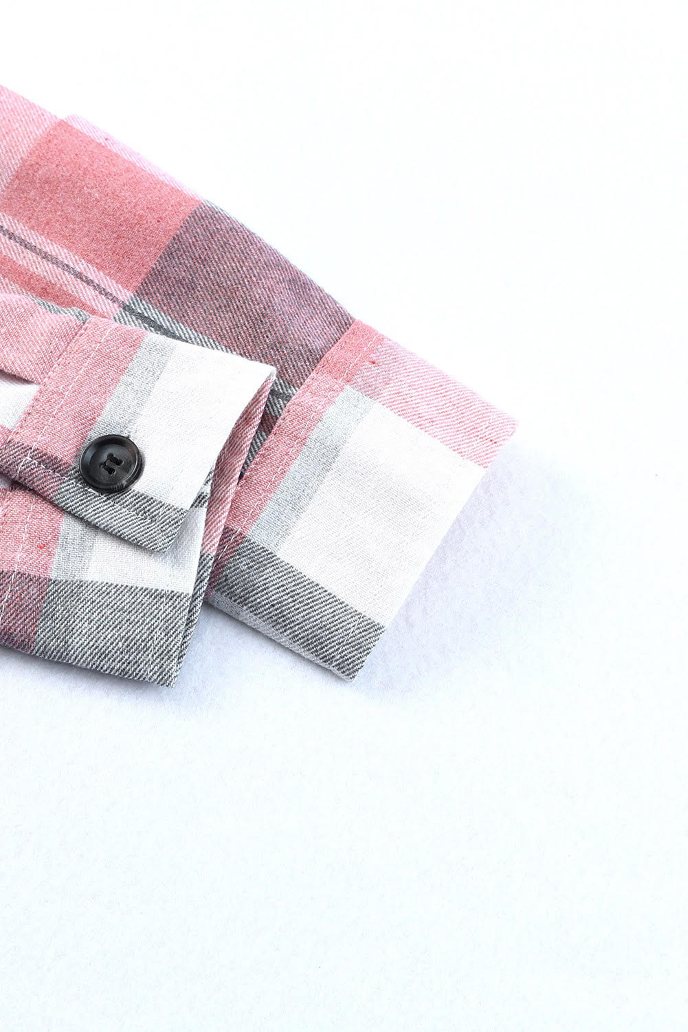 Pink Plaid Button Up Patch Pocket Shirt image 6