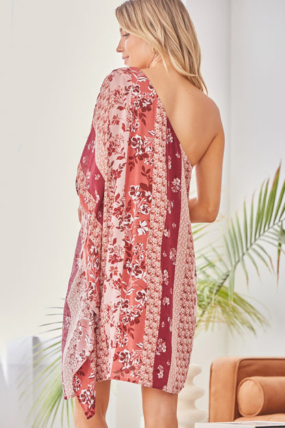 ONE SHOULDER OFF DRESS image 3